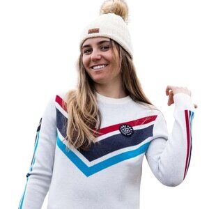 Ski The East Glory Days Shredder Sweater Ski Snowboard Size M